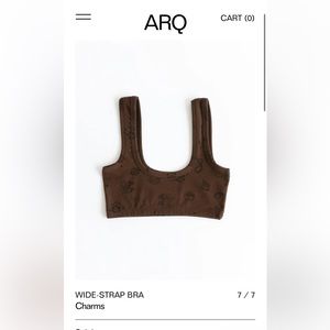 ARQ wide strap bra